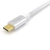 USB kabelis Equip USB-C - USB-C 1 m Balta (128356)