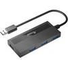 Equip Įrengti USB-Hub 4-Port 3.2 ->4x3.0 +USB-C Adp.5Gbps o.Netz.sw