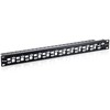 Organizer Equip Patchpanel 24x Cat6A 19'' FTP 1HE Keystone Montage sw