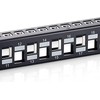 Organizer Equip Patchpanel 24x Cat6A 19'' FTP 1HE Keystone Montage sw