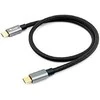 USB kabelis Equip USB-C - USB-C 1 m Juodas (128354)