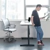 Rašomasis stalas reguliuojamas elektra Ergo Office ER-434, pilkas