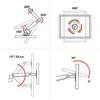 Laikiklis Ergotron - LX Dual Side-by-Side Arm - matinis juodas