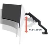 Laikiklis Ergotron - HX Desk Monitorius Arm with HD Pivot - matte juodas