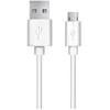 Esperanza EB145W microUSB kabelis 2m USB 2.0 - Baltas