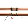 Viega Pereinamojo laikotarpio jungtis 18mm x 1 / 2 "bronza (283 490)