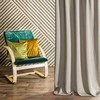 Eurofirany DESIGN 91 Naktinė užuolaida iš lygaus užtemdančio audinio PARISA, 135X270 cm, juosta / tunelis / kabliukai, spalva: tamsi smėlio