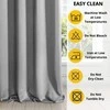 Eurofirany LOGAN blackout tipo temdanti naktinė užuolaida, 135X250 cm, kilpos / žiedai, spalva: pilka