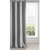 Eurofirany LOGAN blackout tipo temdanti naktinė užuolaida, 135X250 cm, kilpos / žiedai, spalva: pilka