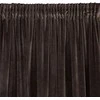 Naktinė užuolaida iš minkšto aksomo Eurofirany DIVA LINE RIA 140X270 cm, juosta/ tunelis/ kabliukai, 300g/m2, spalva: ruda