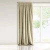 Naktinė užuolaida iš minkšto aksomo Eurofirany DIVA LINE RIA 140X270 cm, juosta/ tunelis/ kabliukai, 300g/m2, spalva: smėlio