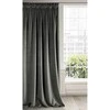 Naktinė užuolaida iš minkšto aksomo Eurofirany DIVA LINE RIA 140X270 cm, juosta/ tunelis/ kabliukai, 300g/m2, spalva: grafito