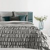 Eurofirany LIBI/2 Lovatiesė dygsniuota karšto spaudimo technika (hot press), 170X210 cm, spalva: tamsi žalia