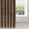 Naktinė užuolaida iš minkšto aksomo Eurofirany DIVA LINE RIA 140X270 cm, juosta/ tunelis/ kabliukai, 300 g/m2, spalva: ruda