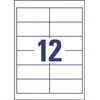 Lipnios etiketės Avery Europe, A4, 97x42.3mm, 12 etikečių lape, 100 lapų, baltos spalvos