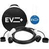 EV+ Charging Cable Type 2 to Type 2 32A 3 Phase 5m | EV+ | EV-CB-T2-32-3P-W | EV+ Charging Cable Type 2 to Type 2 32A 3 Phase | 5 m
