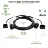 EV+ Charging Cable Type 2 to Type 2 32A 3 Phase 5m | EV+ | EV-CB-T2-32-3P-W | EV+ Charging Cable Type 2 to Type 2 32A 3 Phase | 5 m