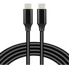 everActive 1m USB-C – USB-C PD 3.1 Gen2 E-Marker 5A 100W 10Gbps 4K60Hz UHD kabelis