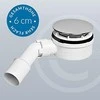 Sifonas McAlpine Pastlokinis sifonas su 90mm chromo dangteliu (HC2730LCPN-PB)