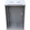 EXTRALINK 15U 600X600 ant sienos montuojama spintelė juodas