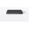 Šakotuvas EXTRALINK PERSES 8 prievadų GbE nevaldomas 802.3af/at PoE jungiklis + 2x SFP Up-Link