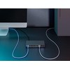Šakotuvas EXTRALINK PERSES 8 prievadų GbE nevaldomas 802.3af/at PoE jungiklis + 2x SFP Up-Link