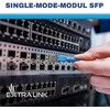 Šakotuvas EXTRALINK SFP 1.25G WDM 1310/1550nm SM 3km SC pora, skirta HP/Aruba