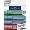 Faber-castell 1546 Metallic Creative Studio žymekliai, 4 vnt.