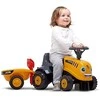 Falk Traktorius JCB Su Priekaba Oranžinis
