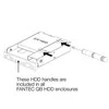Fantec QB-Bracket 25, skirtas 2,5 SSD / HDD