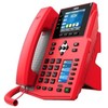 Telefonas Fanvil X5U-R telefon VoIP Juodas Raudona 16 linii Wi-Fi