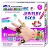 Vitražinių dažų rinkinys ICE JEWELERY, Amos, 10 spalvų po 10,5ml + 3 apyrankės + 5 žiedai