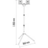 Kondicionierius Emos LED projektorius HEBBY SLIM 2x20W 3200lm IP65 ZS2221.2