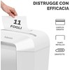 Smulkintuvas Fellowes Fellowes Powershred LX70 Aktenvernichter CrossCut 11 Blatt 4x40mm P-4 Weiss