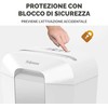 Smulkintuvas Fellowes Fellowes Powershred LX70 Aktenvernichter CrossCut 11 Blatt 4x40mm P-4 Weiss