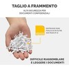Smulkintuvas Fellowes Fellowes Powershred LX70 Aktenvernichter CrossCut 11 Blatt 4x40mm P-4 Weiss