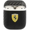 Apple AirPods 3 ausinių dėklas Ferrari On Track PU Carbon (FESA3CABK) juodos spalvos
