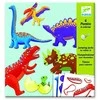 Djeco Kūrybinis rinkinys lėlės-marionetės - Dinozaurai (6 vnt.) ( DJ09680 )
