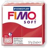Fimo Masa plastyczna termoutwardzalna Soft świąteczna czerwień 57g