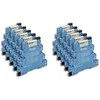 Finder Relės sukabinimo modulis 6.2mm 1P 6A 24V AC / DC kontaktai AgNI sraigtiniai terminalai (39.11.024.0060)
