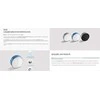Finder Bevielis BEYON mygtukas skirtas YESLY BluetoOth / Wi- fi, 4 kanalai, baltas 1Y.13.B20