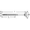 Fischer Medsraigčiai TORX 5,0x60 balti 200