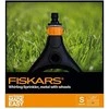 Fiskars besisukantis purkštuvas, metalinis, su ratukais 1023657