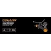 Fiskars besisukantis purkštuvas, metalinis, su ratukais 1023657