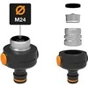 „Fiskars CF“ vidaus čiaupas „QuickConnector M22x1 M24x1“.