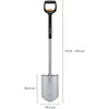 Fiskars Xact™ smailus kastuvas (teleskopinis)