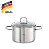 Nerūdijančio plieno puodas su stikliniu dangteliu FISSLER Viseo 3,6 l K2