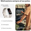 Išmanioji apyrankė Fitbit Charge 6, Sidabro spalvos korpusas su kreminės spalvos apyranke