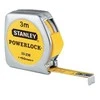 STANLEY RULETĖ 3mx12,7mm POWERLOCK CHROM KORTELĖ
