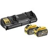 Dewalt DCB132 rinkinkys: 2x9,0 Ah akumuliatoriai + įkroviklis